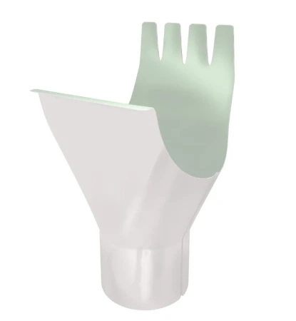 Воронка желоба d-150x100 мм Grand Line Полиуретан 0,6 RAL 9003