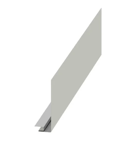 Планка карнизного свеса сложная  Металл Профиль 250x50x3000 0,45 Полиэстер цвет RAL 9002
