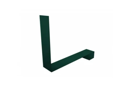 Планка примыкание нижнее к трубе фальц Grand Line 0,5 Atlas цвет RAL 6005