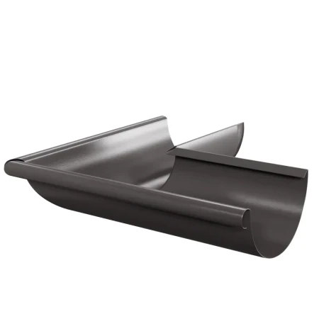 Угол желоба наружный d-150 мм Металл Профиль FORAMINA PUR Purman двухсторонний 0,6 RR 32